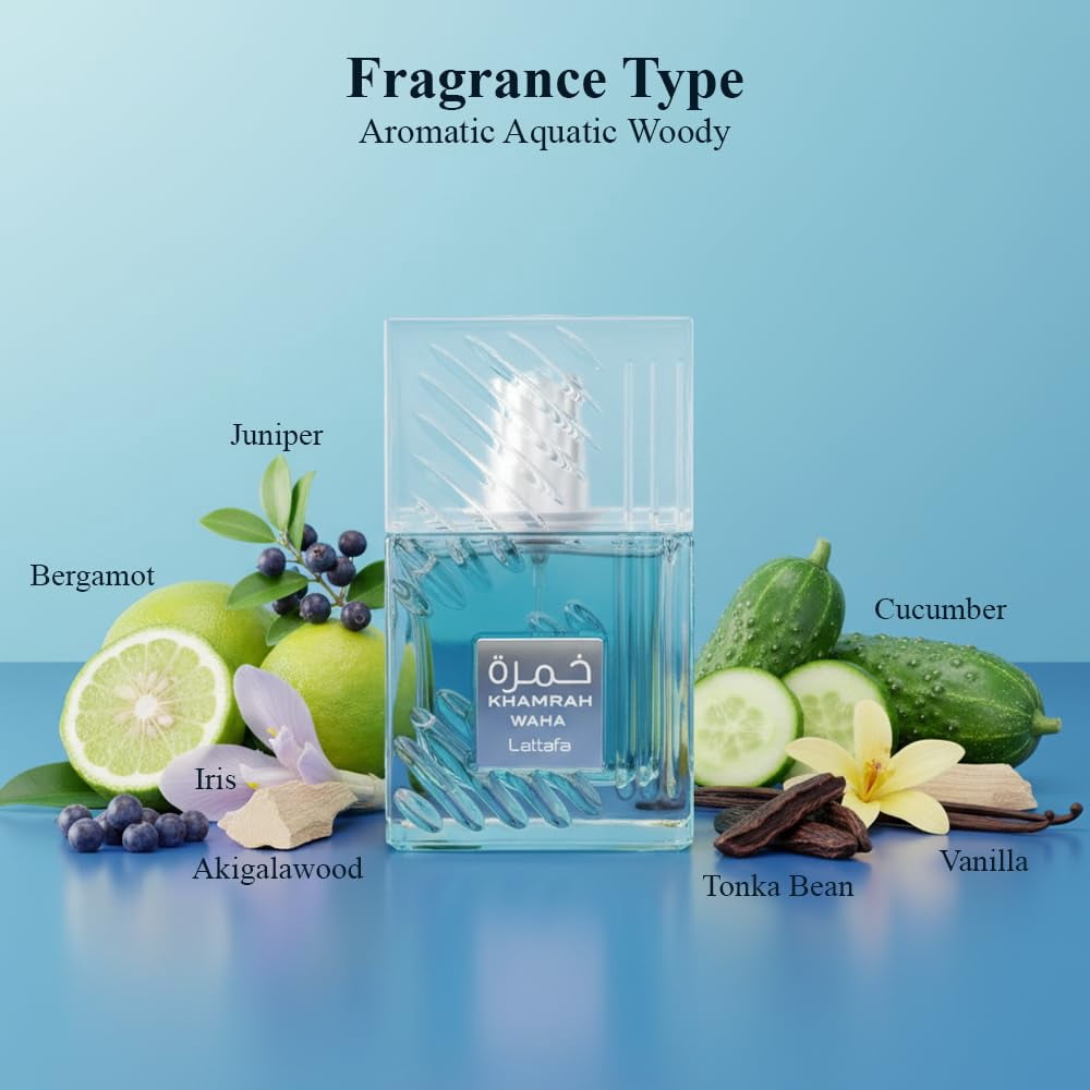Perfume Lattafa Khamrah Waha EDP 100 mL para Hombres y Mujeres