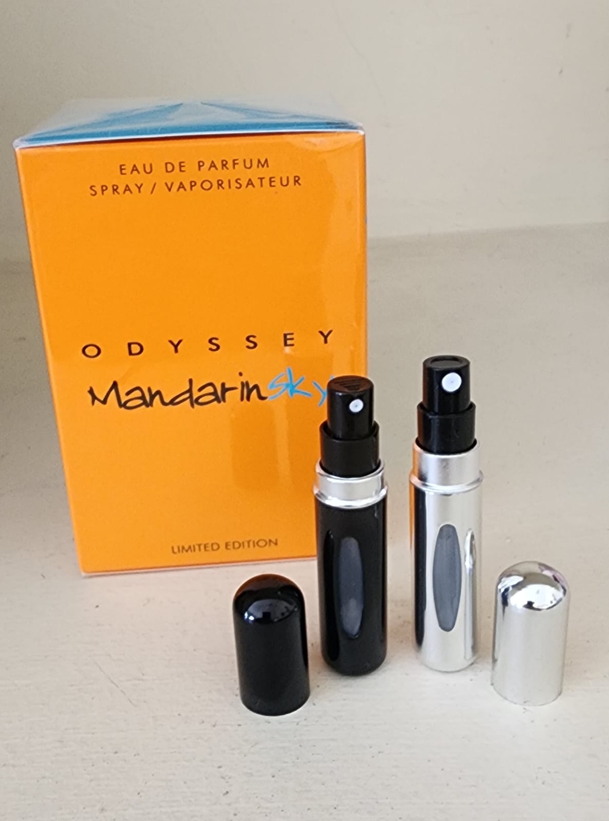 Dos Decants de 5ml cada uno del Perfume Armaf Odyssey Mandarin Sky Limited Edition Edp