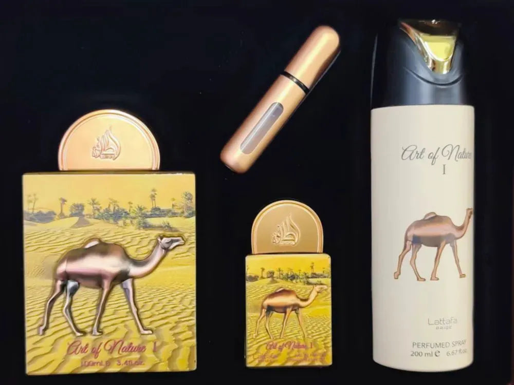 Perfumes Arabes Lattafa Art Of Nature I Unisex 3pz Gift Set