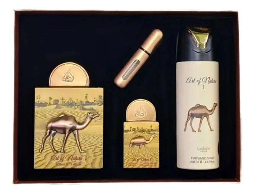 Perfumes Arabes Lattafa Art Of Nature I Unisex 3pz Gift Set