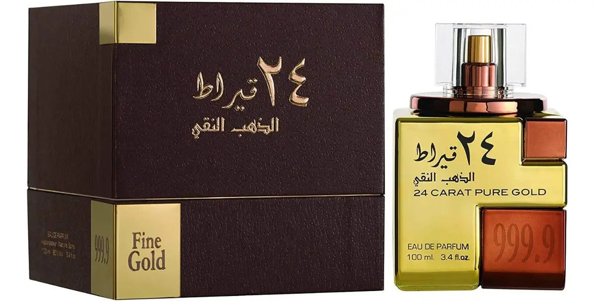 Lattafa 24 Carat Pure Gold Unisex 100ml Edp 3.4 Oz