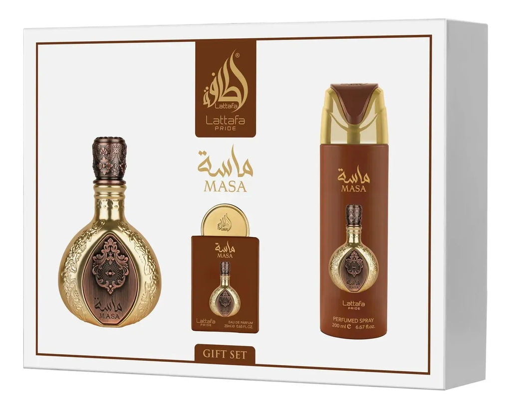 Perfume Arabe Lattafa Pride Gift Set Masa 3 Pzs