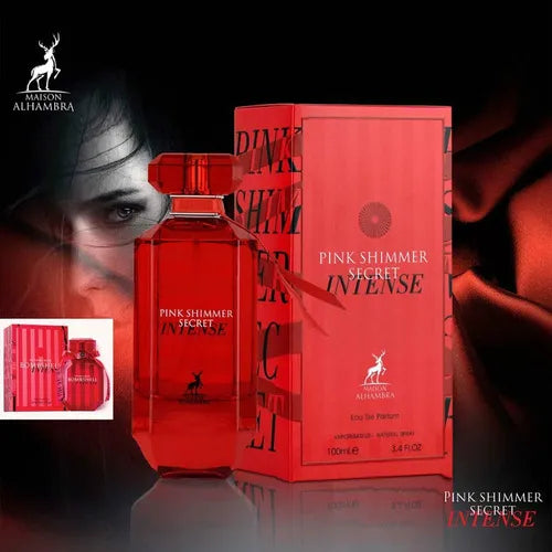 Perfume Arabe Maison Alhambra Pink Shimmer Secret Intense 100ml