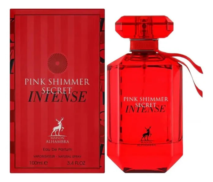 Perfume Arabe Maison Alhambra Pink Shimmer Secret Intense 100ml
