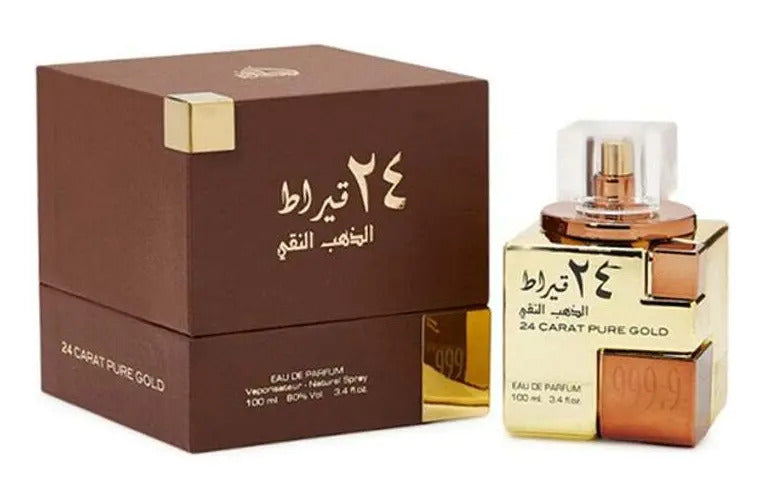 Lattafa 24 Carat Pure Gold Unisex 100ml Edp 3.4 Oz